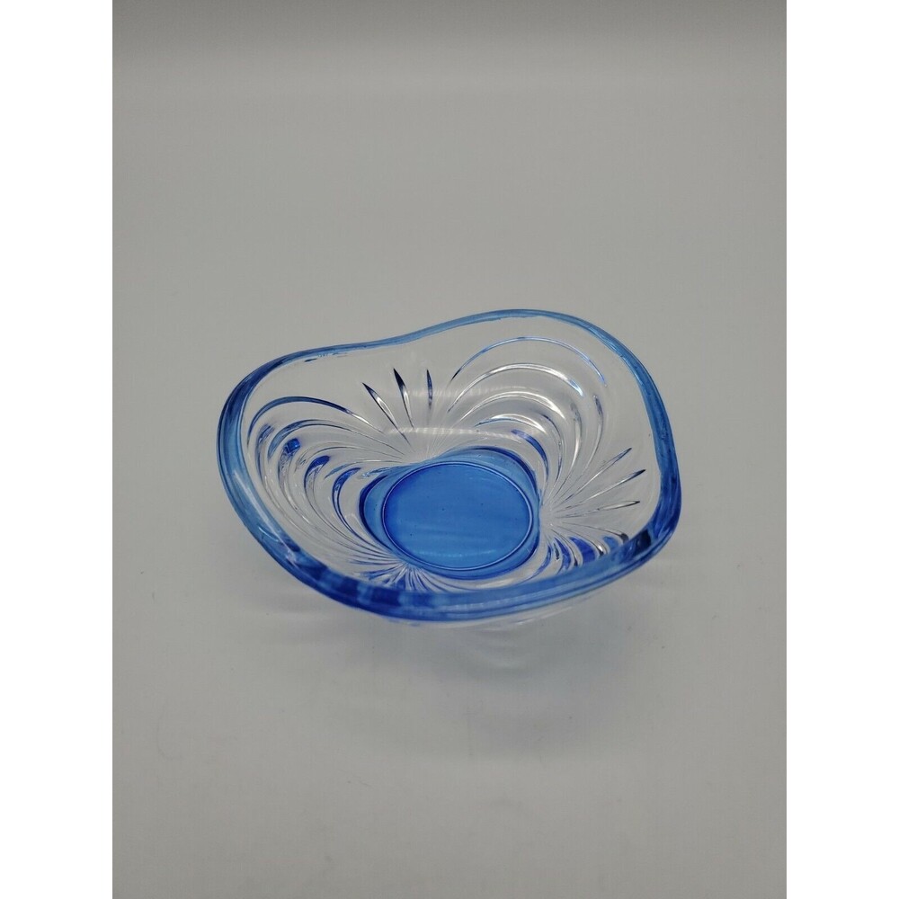 Venezia Italy Blue Venetian Glass Ring Trinket Dish